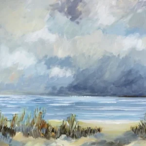 Modernes Acrylgemälde, M.Kühne: "Sturmwolken", Originalgemälde (Unikat) Angebot