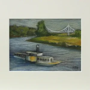L. Roth: "Blick zum Blauen Wunder". Acrylmalerei (Unikat) Angebot