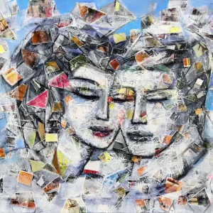 Moderne Kunst: "Soul Connection I", K. Namazi, Original/Unikat Meistverkauft
