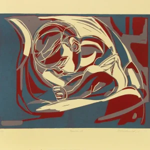 Preiswert K. Blechschmidt: "Neuland", originale Grafik/limitierte Auflage, Linolschnitt