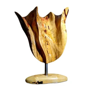 Moderne Skulptur: "Rotten Oak Tulip", Original/Unikat, H.J. Gorenflo Begrenztes Angebot