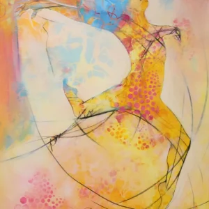 Solange Der Vorrat Reicht Acrylgemälde: "Shine Bright", Original/Unikat, J. Riemer