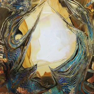 Unikat: "Zuversicht I", Originalgemälde, J. Fernandez, Acrylbilder Markenware