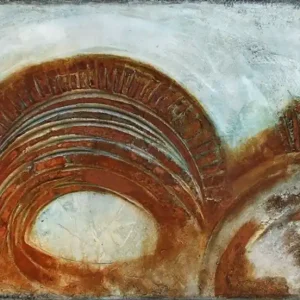 Originalgemälde (Unikat), A. Freymuth: "Monument" (A) Wochenendangebot