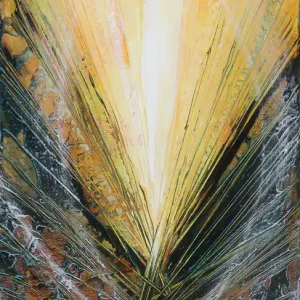 Letzte Chance Unikat: "Open Light II", Originalgemälde, J. Fernandez, Acrylbilder