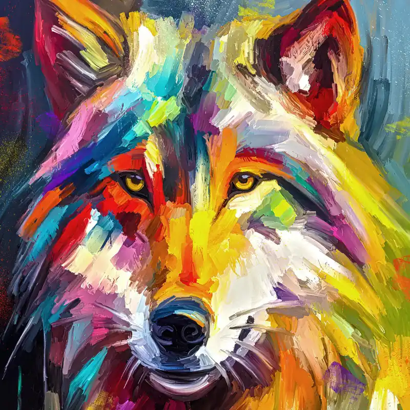 Kunstdruck, signiert: "Wolf", Holger Mühlbauer-Gardemin, Edition, Nr. 2/150 Bestseller