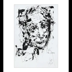 Neuheit Fineartprint, signiert: "Portrait I", I. Schmidt, limitierte Edition auf Papier, Nr. 1/150