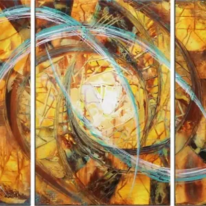 R. König: "Optimum II", mehrteilige Acrylbilder, Originalgemälde (Unikat) (ri) Kostenloser Versand