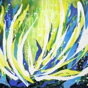 Top-Angebot Acrylgemälde. L.Roth: "Blue Intention"