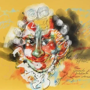 Echt Zeitgenössische digitale Grafik, Dirk Hille: "Decadence", Aludibond