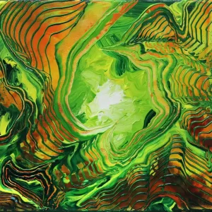 Unikat: "Lichterwiese I", Originalgemälde, J. Fernandez, Acrylbilder Nur Heute
