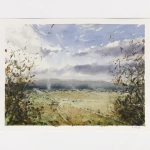 Aquarellmalerei: "Feldberg Taunus", Original/Unikat, V. Heil Jetzt Kaufen