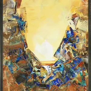 J. Fernandez: "Durch die Klamm III", moderne Originalkunst (Unikat) Nur Heute