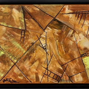 Modernes Kunstbild, Julio Fernandez: "MONOCHROME FACETTEN", Unikat/Original Billig
