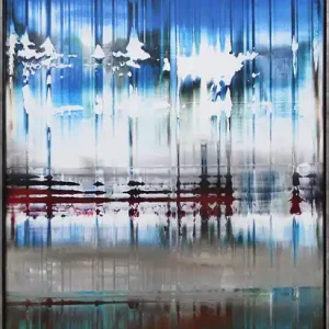 Top-Seller G. Hung: "Waterfront II", gerahmtes Originalgemälde (Unikat) (ri)