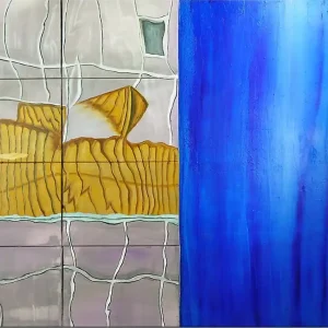 Super-Preis Acrylgemälde, T. Peter: "DIE ANDERE SEITE II", Originalgemälde (Unikat)