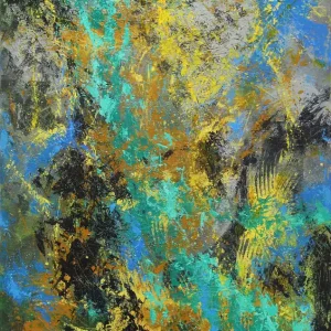 Abstrakte Malerei von Ewa Martens: "Laguna", Original/Unikat Sale