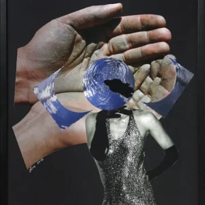 Billig Surrealistische Collage, F. Lorenz: "Fluid Thoughts"