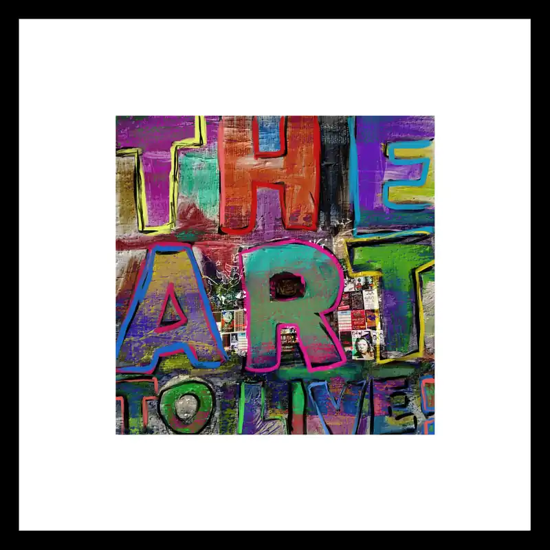 Super-Preis Fineartprint, signiert: "The Art to live", Holger Mühlbauer-Gardemin, limitierte Edition auf Papier, Nr. 3/150