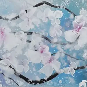 Neue Kollektion Acrylgemälde, Maya: "FRÜHLINGSGEDANKEN" (ri)