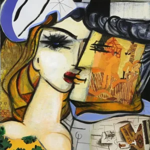 Neu Im Sortiment Moderne Kunst: "Intellektuelle Frivolität I", K. Namazi, Original/Unikat