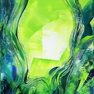 Top-Seller J. Fernandez: "Osmose VII", Originalgemälde (Unikat), Acrylbilder