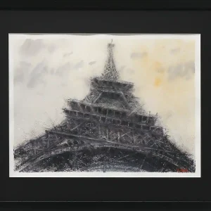 Aquarellmalerei: "Paris - Eiffelturm", Original/Unikat, V. Heil Jetzt Bestellen