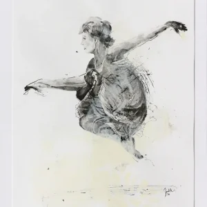 Grafik/Zeichnung: "Focus", Original/Unikat (ohne Rahmen), J. Riemer Sale