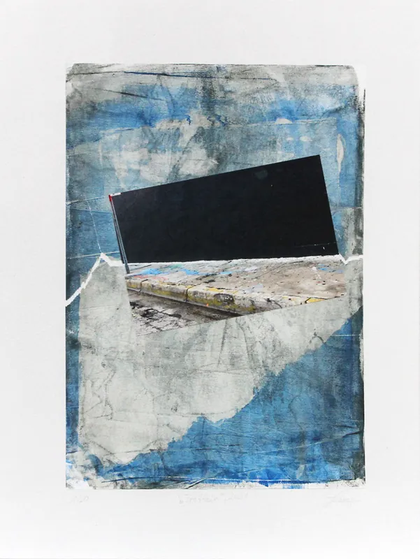 F. Lorenz: "Trottoir", signierter & limitierter Fineartprint (A) Gratis Versand