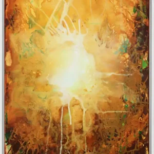 J. Fernandez: "Amorphes Licht I", moderne Originalkunst (Unikat) Kostenloser Rückversand