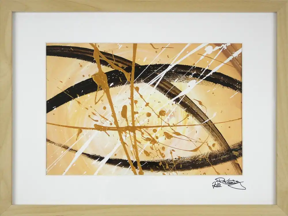 Heißes Angebot Acrylbild, R.König: "Big Bang", Unikat/Original