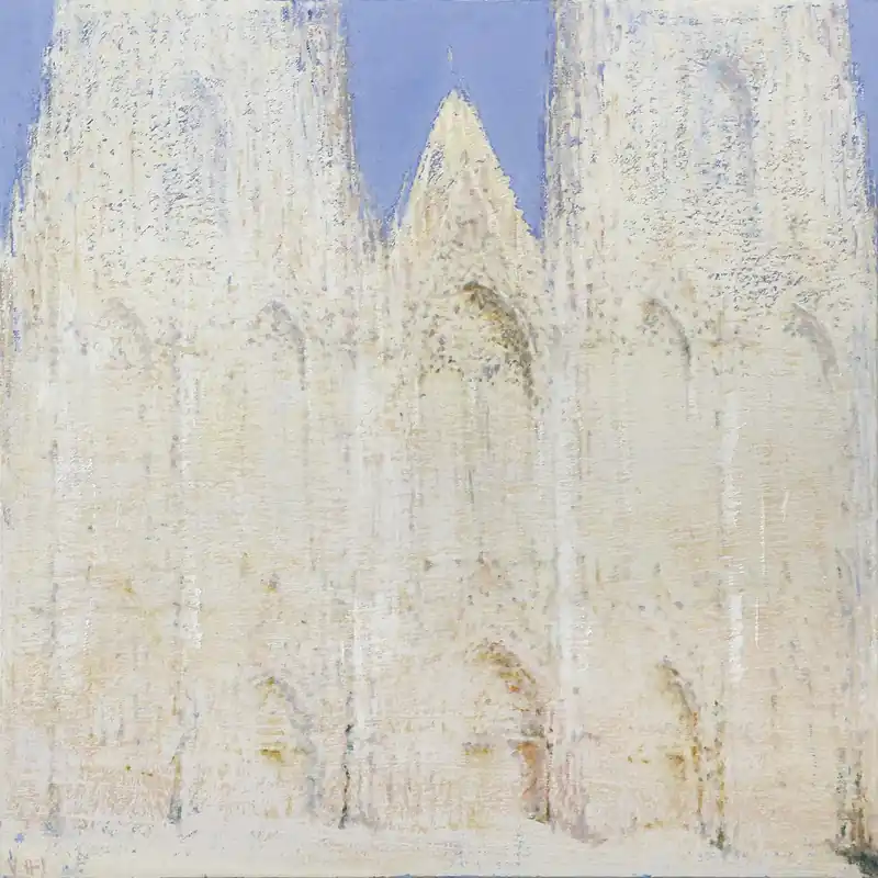 Ölgemälde: "Kölner Dom - bei strahlendem Sonnenschein", Original/Unikat, V. Heil Markenware