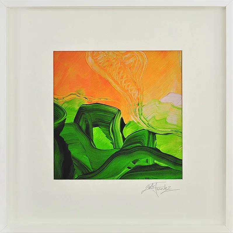 Edition, signierter Druck, Julio Fernandez: "Surreal I", Nr. 7/150 Beliebt