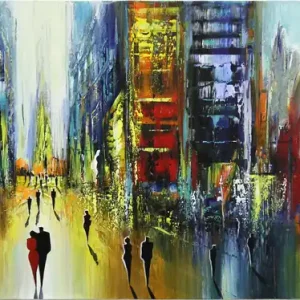 Acrylgemälde: Die Wächter III, K. Namazi, Original/Unikat Solange Der Vorrat Reicht