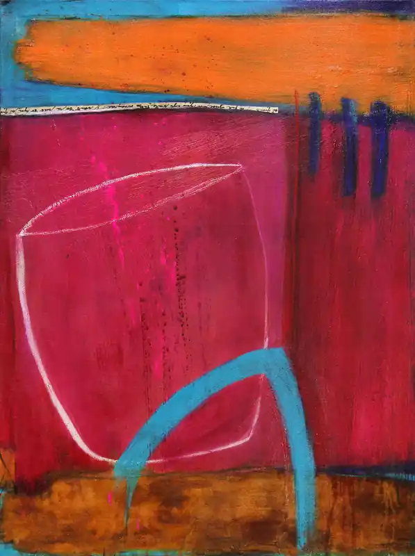 Wochenendangebot M.Rick: "Form in Farbe II". Originalgemälde (Unikat)