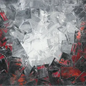 Direkt Vom Hersteller Unikat: "Timanfaya I", Originalgemälde, J. Fernandez, Acrylbilder
