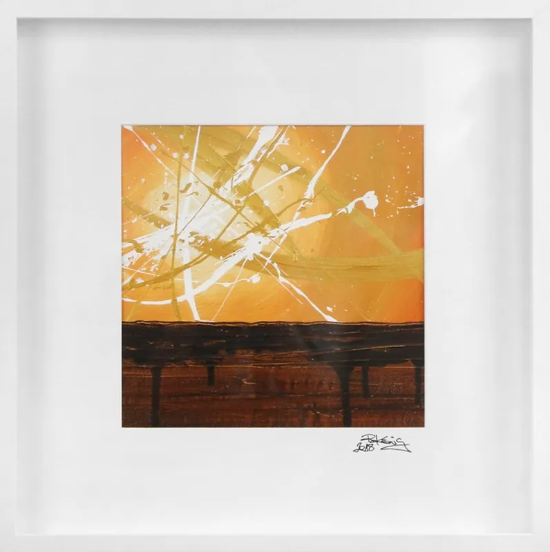 Sichere Zahlung Acrylbild, R.König: "Lichteruptionen" (ri), Unikat/Original
