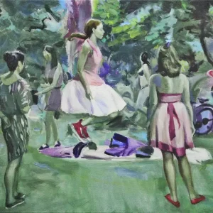 Mega-Angebot S. Petrunov: "Park", Nr.1/2, Kunstdruck, limitiert