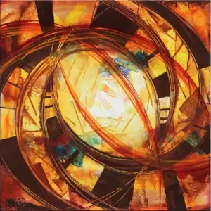 Nur Heute R.König: "Deep Passion IV", mehrteilige Acrylbilder, Originalgemälde (Unikat)