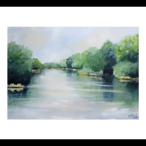 Abverkauf Limitierte Edition auf Papier, M. Kühne: "Abendleuchten", signierter Fineartprint, Nr. 2/150