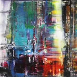 G. Hung: "Tropical City III", abstrakte Originalkunst (Unikat) Billig