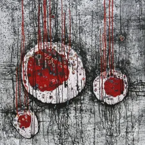 C. Blechschmidt: "Mahlzeit", Original/Unikat, zeitgenössisches Acrylgemälde Neue Ware