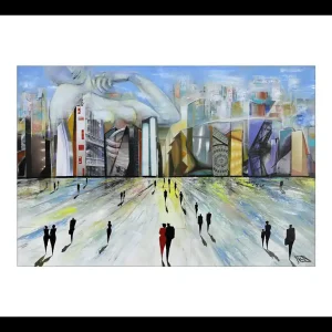 Nur Heute Fineartprint, signiert: "City of Dreams I", K. Namazi, limitierte Edition auf Papier, Nr. 2/150