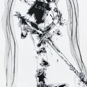 Sonderangebot Zeitgenössische Grafik/Malerei, Ilona Schmidt: "Schimmelreiter"