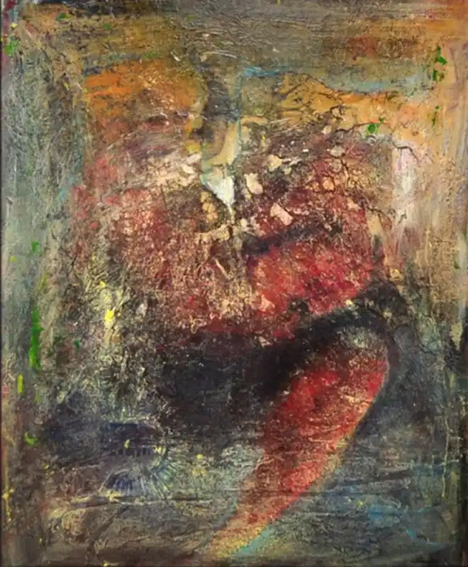 Acrylgemälde, C. David Schwartz: "1000 GESICHTER DER SCHAMANEN", Originalgemälde (Unikat) Mega-Angebot