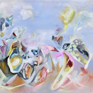 Billig Acrylgemälde: "Himmelsleicht", Original/Unikat, J. Riemer
