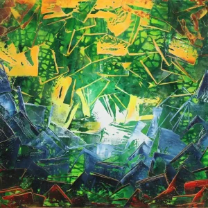 Markenprodukt Originalgemälde: "Next Generation I", Unikat, J. Fernandez