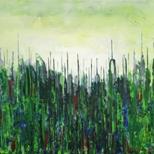 Mega-Angebot Acrylbilder, J. Fernandez: "Future City I", Unikat/Original