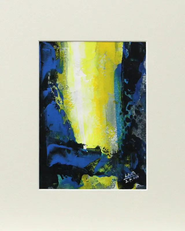 L. Roth: "Zeitfenster". Acrylmalerei (Unikat) Sofort Bestellen