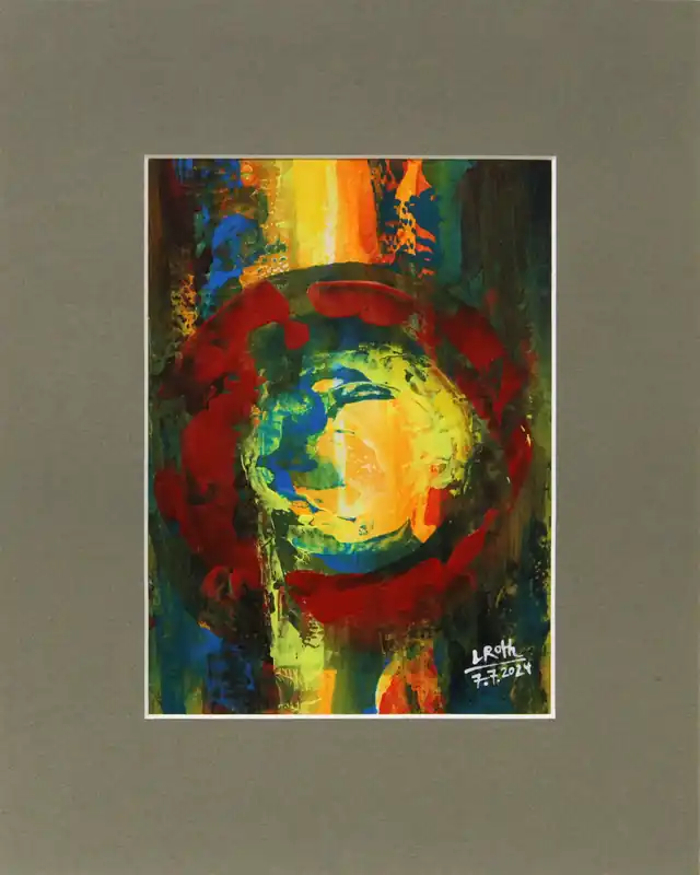 L. Roth: "Cosmic Storm". Acrylmalerei (Unikat) Jetzt Kaufen